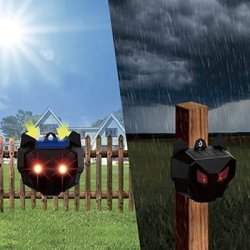 Dyreskrmmer solar m. 2 rde LED