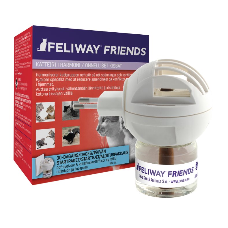 Feliway Friends Diffusor m. flaske, 48ml