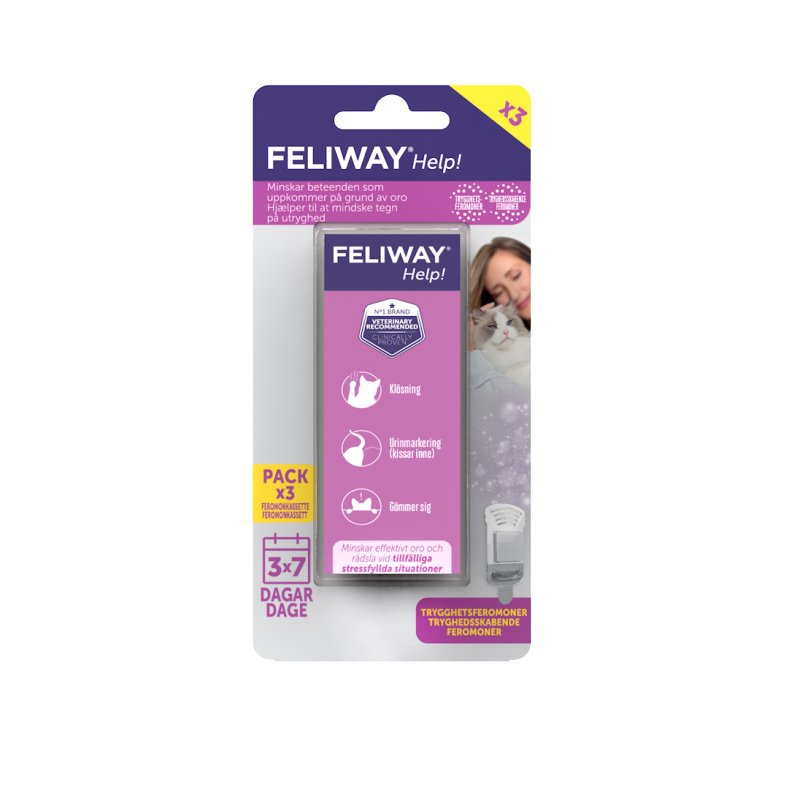 Feliway help m. 3 kassetter