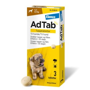 AdTab Hund 56,25mg  1,3-2,5kg