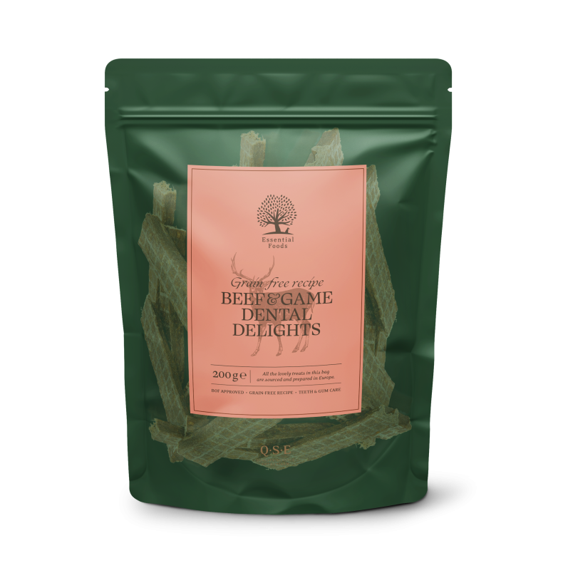 Essential Grain-Free Beef &amp; Game Dental delights 200g
