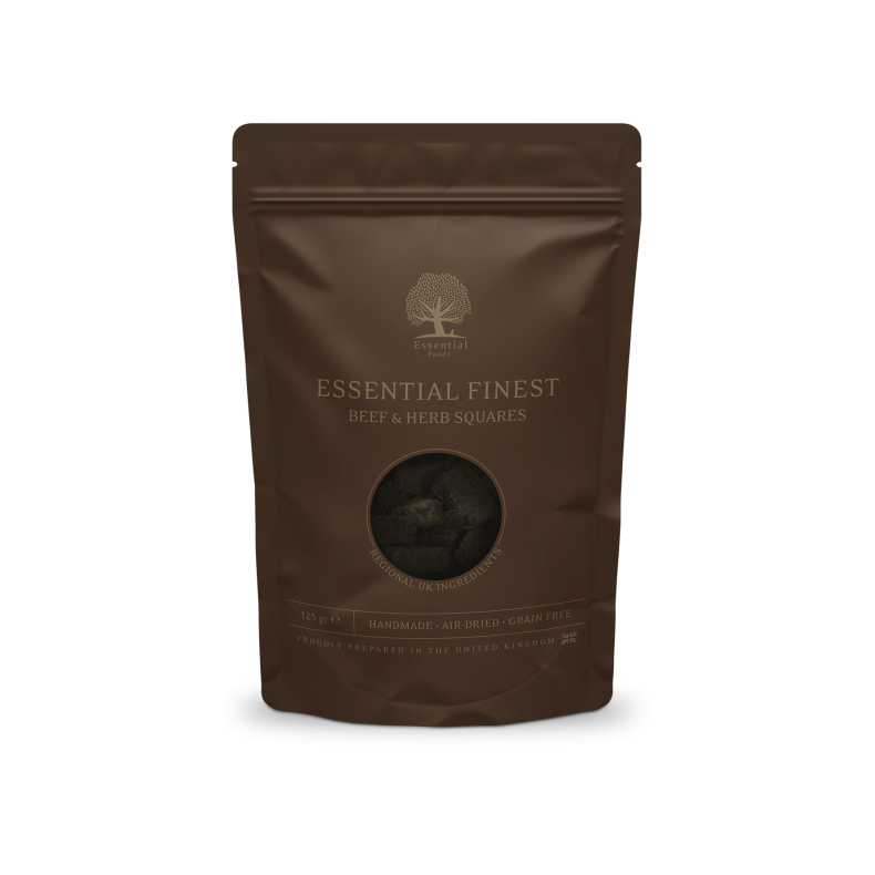 Essential Finest  Beef &amp; Herb Squares 125g