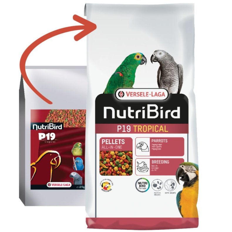 Nutribird P19 tropical 10kg