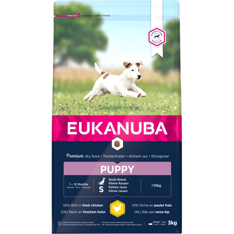 Eukanuba Puppy Small kylling 3kg