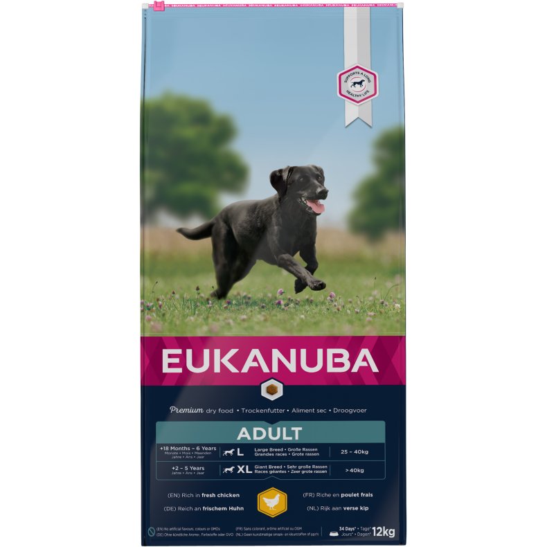 Eukanuba Adult Large kylling 12kg