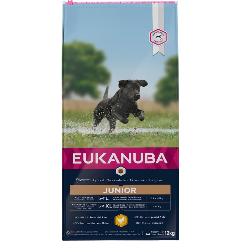 Eukanuba Junior Large kylling 12kg