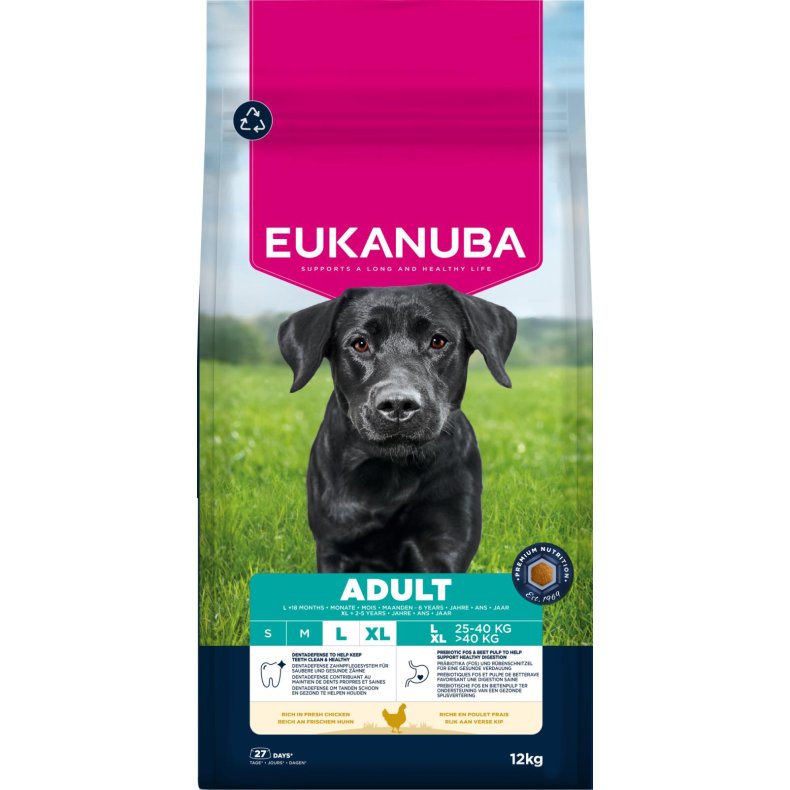 Eukanuba Adult Large kylling 12kg