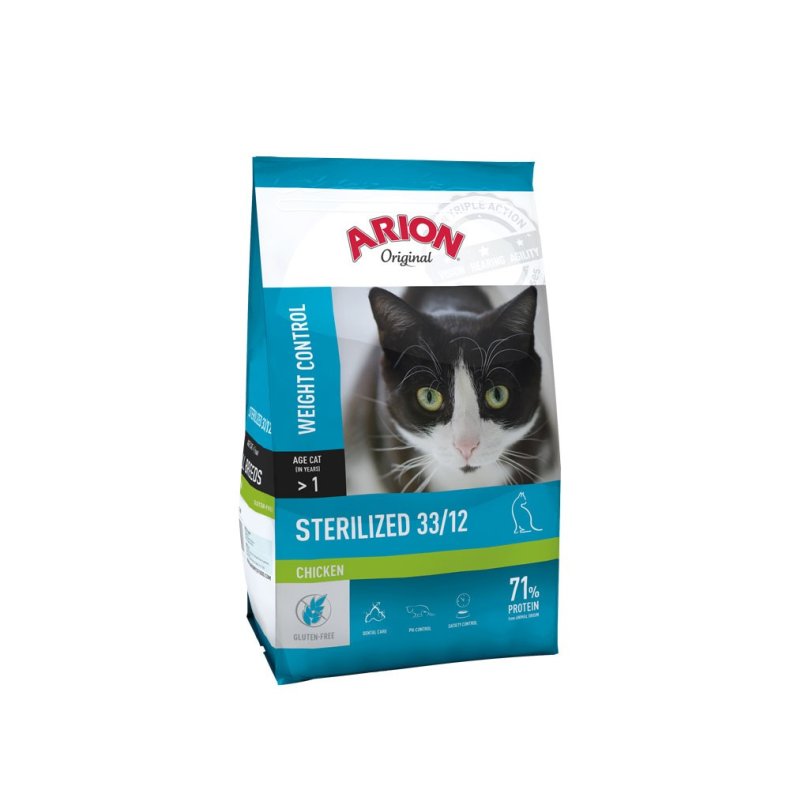 Arion Original Sterilized Kylling 7,5 Kg.