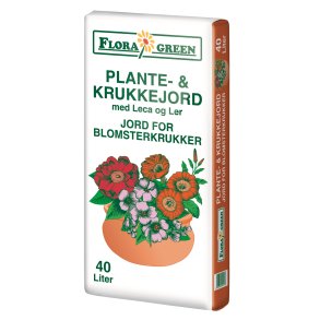 Floragreen Plante og Krukkejord 40L