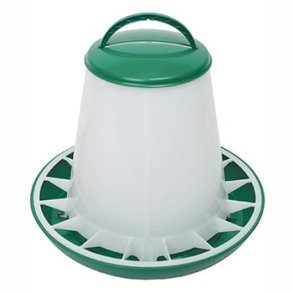 Fodertrn Plast grn m. lg 3 kg