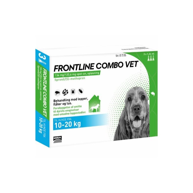 Frontline Combo Vet Hund 10-20 kg.