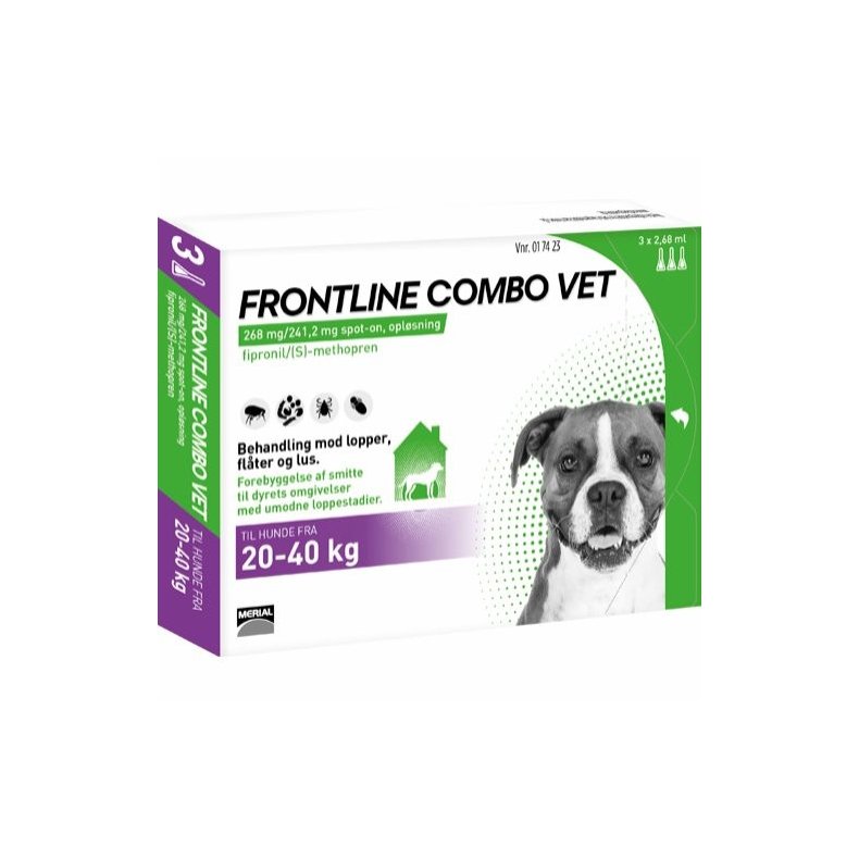 Frontline Combo Vet Hund 20-40 kg.