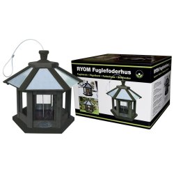 Fuglefoderhus med Zink Tag