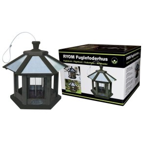 Fuglefoderhus med Zink Tag