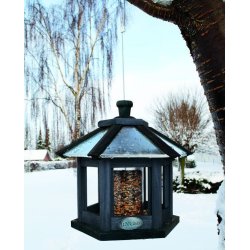 Fuglefoderhus med Zink Tag