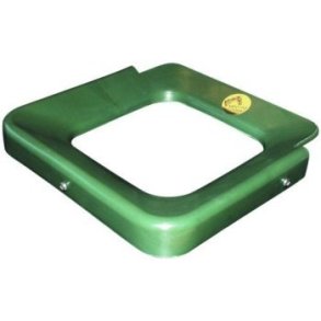 Spildkant med bolte til trug