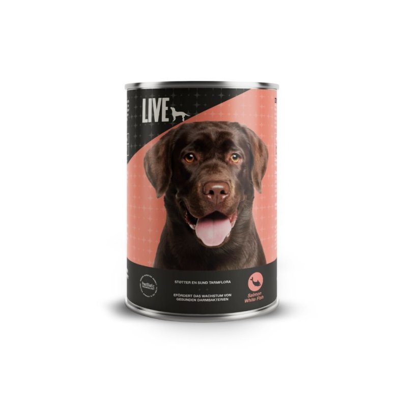 LIVE Dog V�dfoder Laks/Hvidfisk 